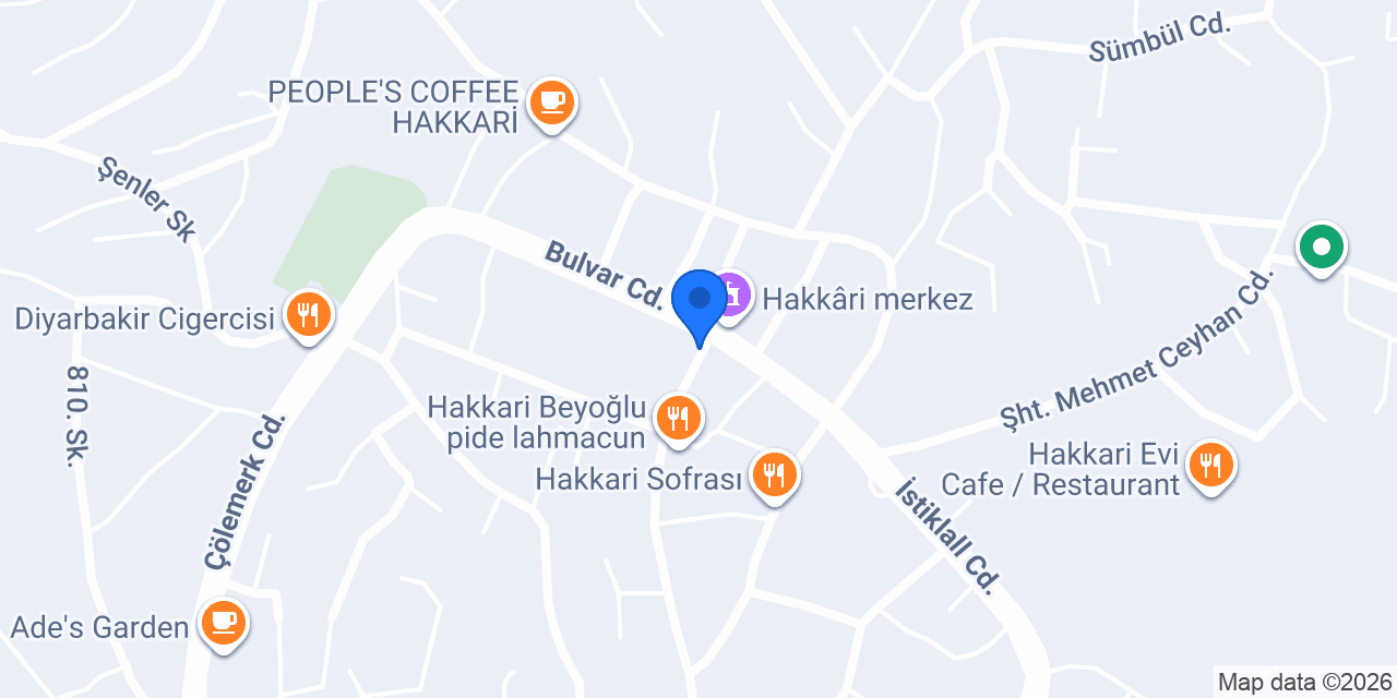 Şehir Taksi Durağı konumu