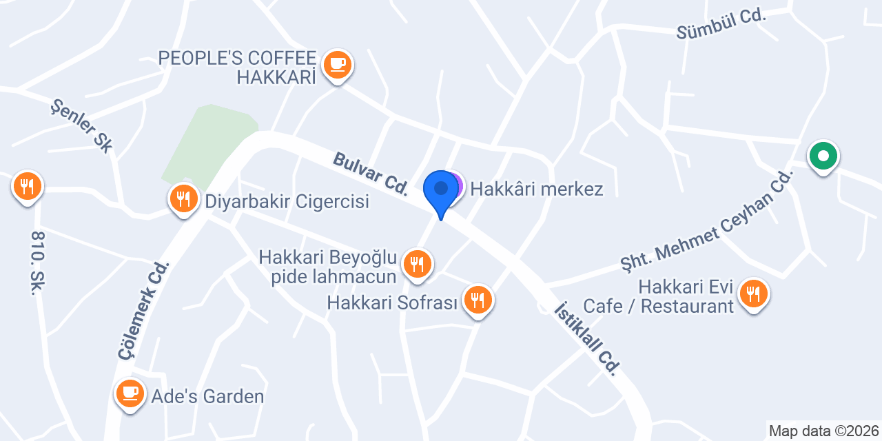HAS simit cafe restorant konumu
