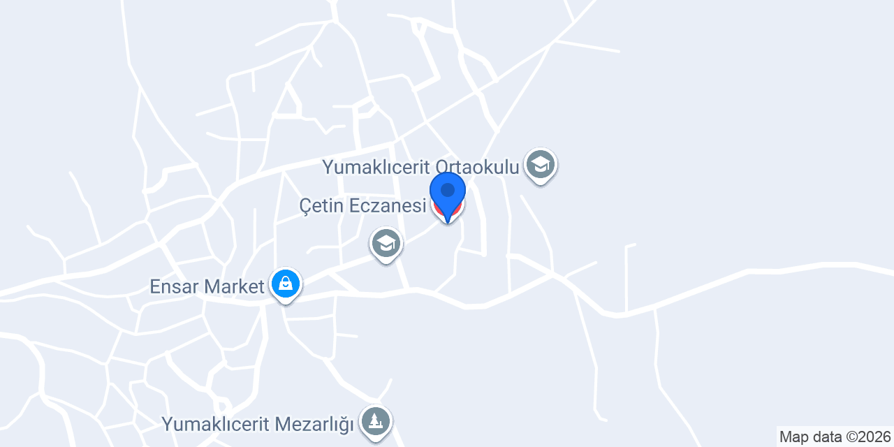 Çetin Eczanesi konumu