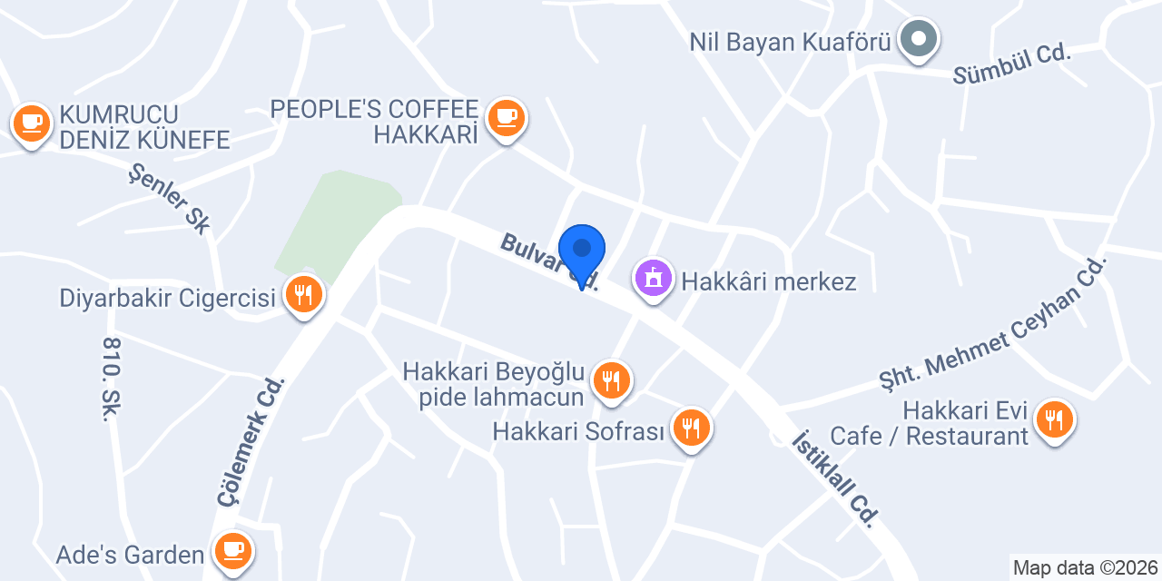 Vodafone Cep Merkezi konumu