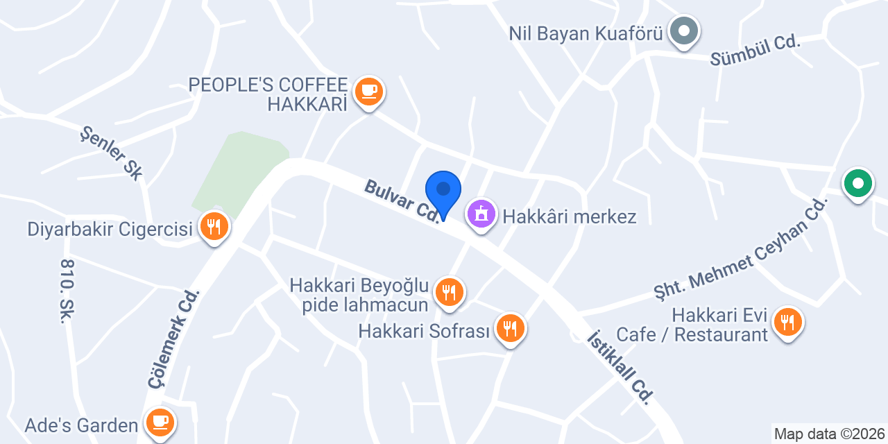 Kaplan Production Hakkari konumu
