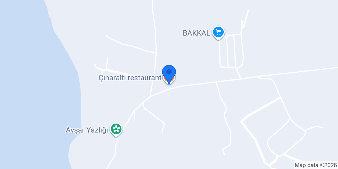 Çınaraltı restaurant konumu
