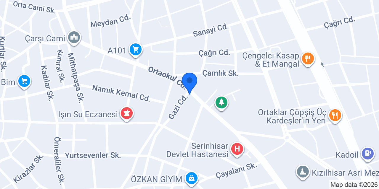 CENGAVER USTA KOKOREÇ konumu