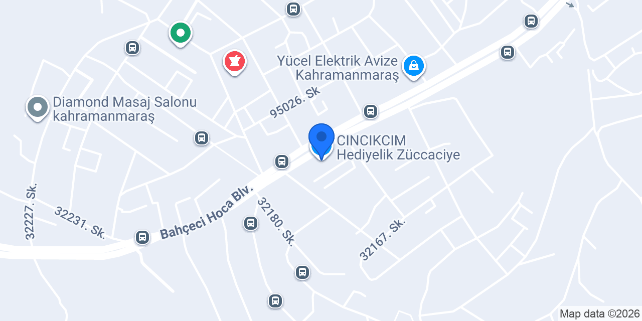 CINCIKCIM Hediyelik Züccaciye konumu
