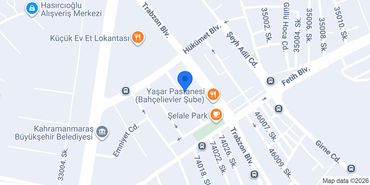 Yediiklim Akademi/Kahramanmaraş konumu