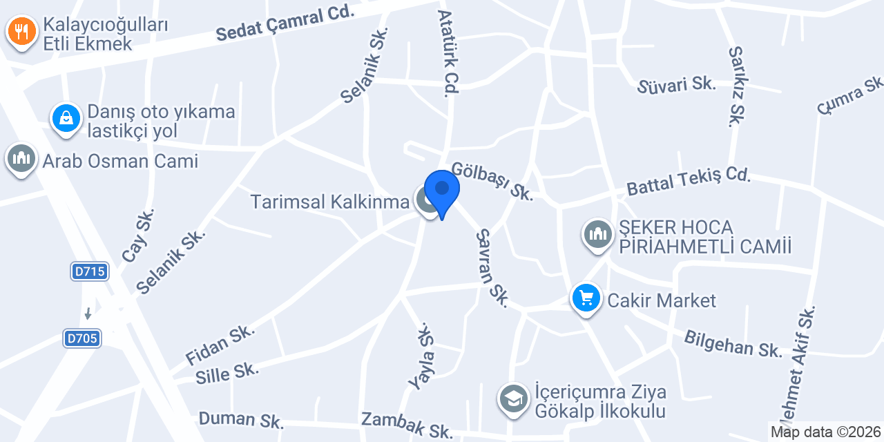 Tarimsal Kalkinma konumu