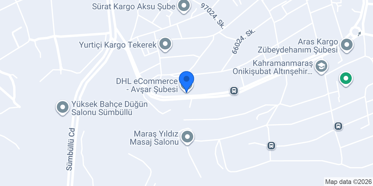 DHL eCommerce - Avşar Şubesi konumu