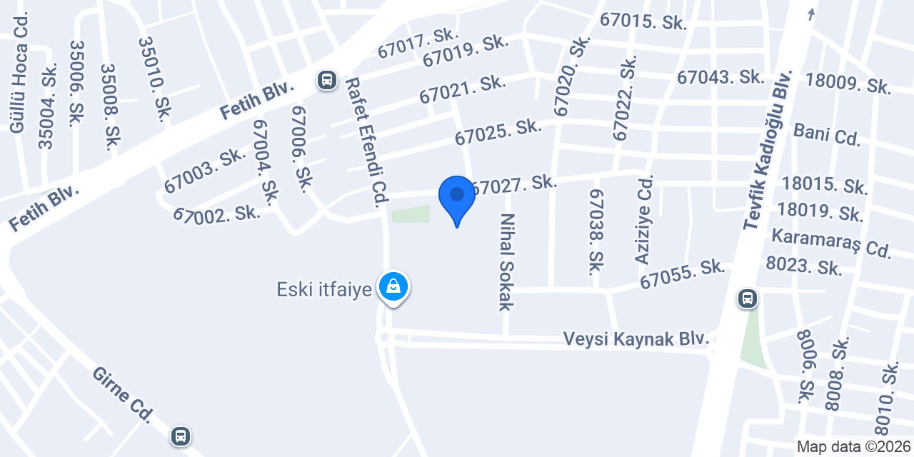 Hoca Ahmet Yesevi Proje Imam Hatip Lisesi konumu