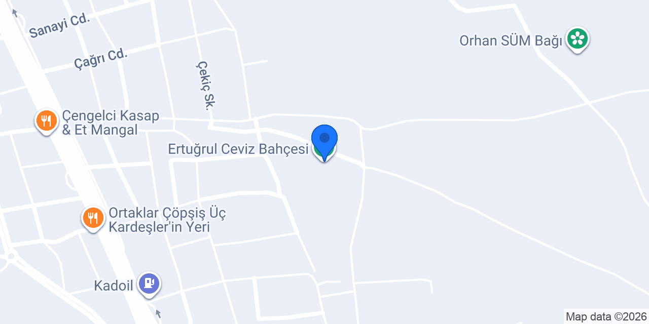 Ertuğrul Ceviz Bahçesi konumu