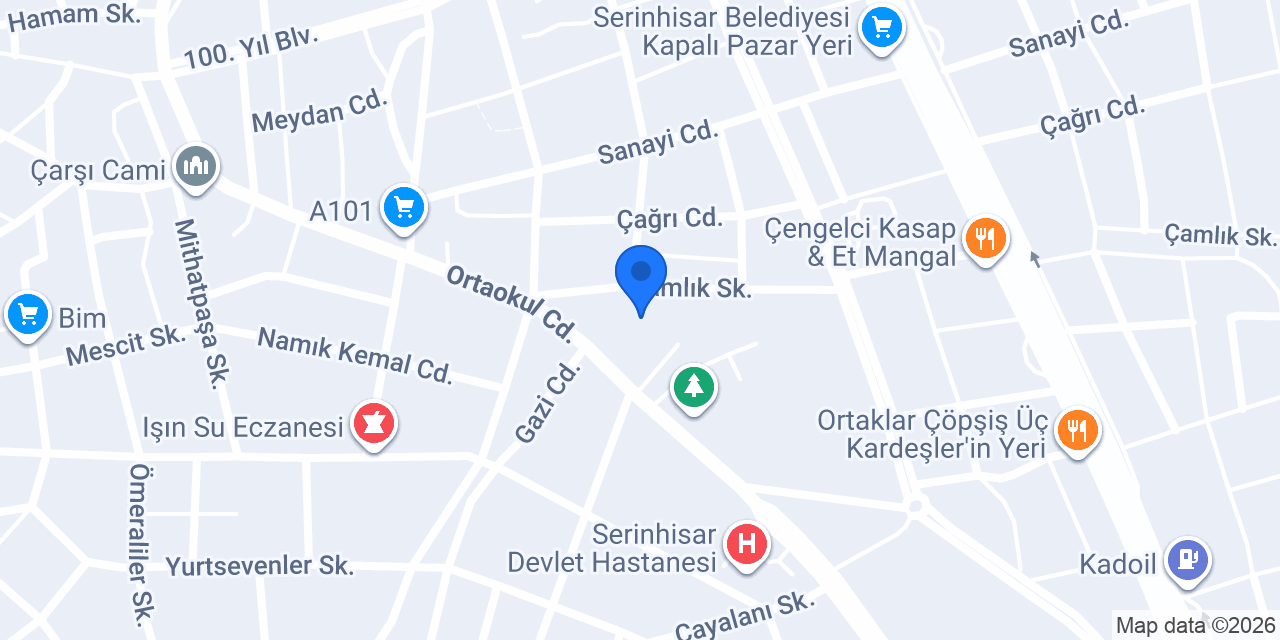 Serinhisar İho konumu