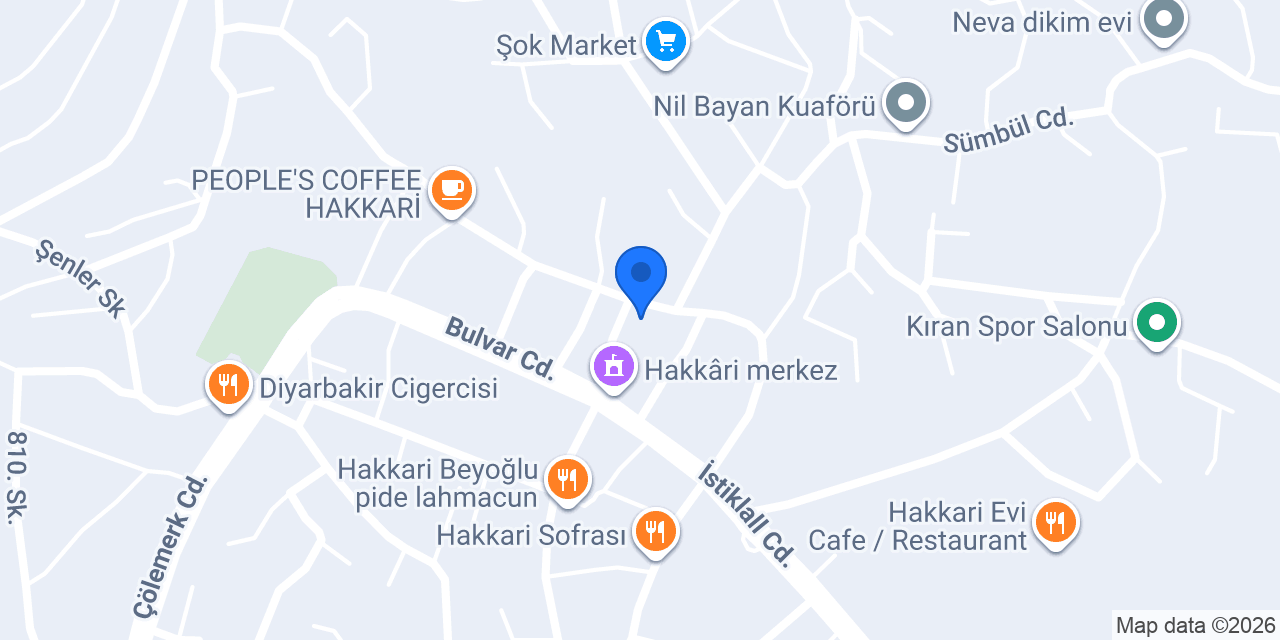 Hakkari Sigorta konumu