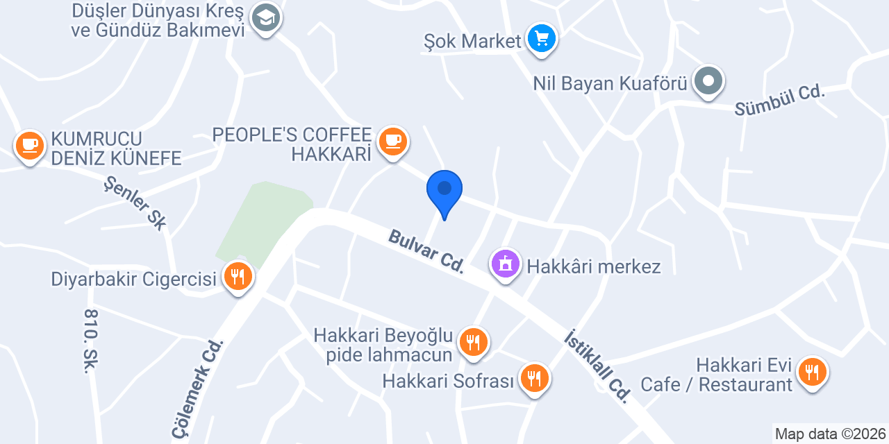 Sevmiş Hukuk Bürosu konumu