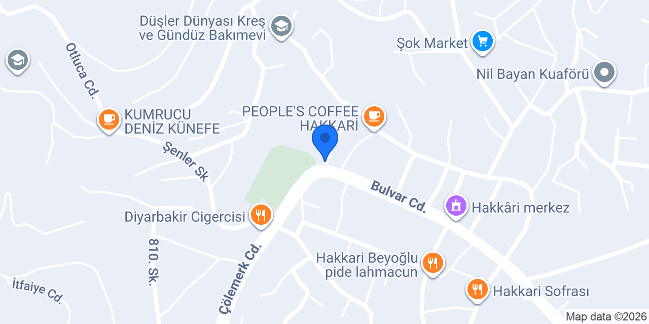 Şenler Otel konumu
