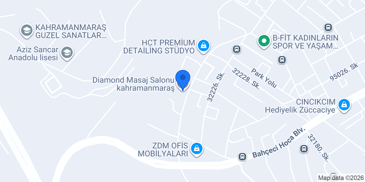 Diamond Masaj Salonu kahramanmaraş konumu