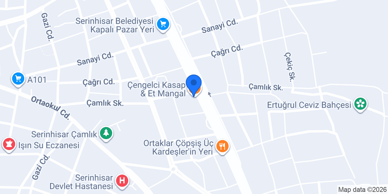 Çengelci Kasap & Et Mangal konumu