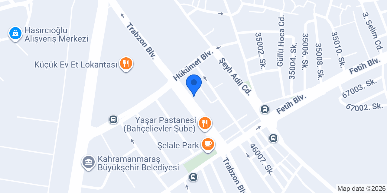 Hünkar Evden Eve Nakliyat konumu