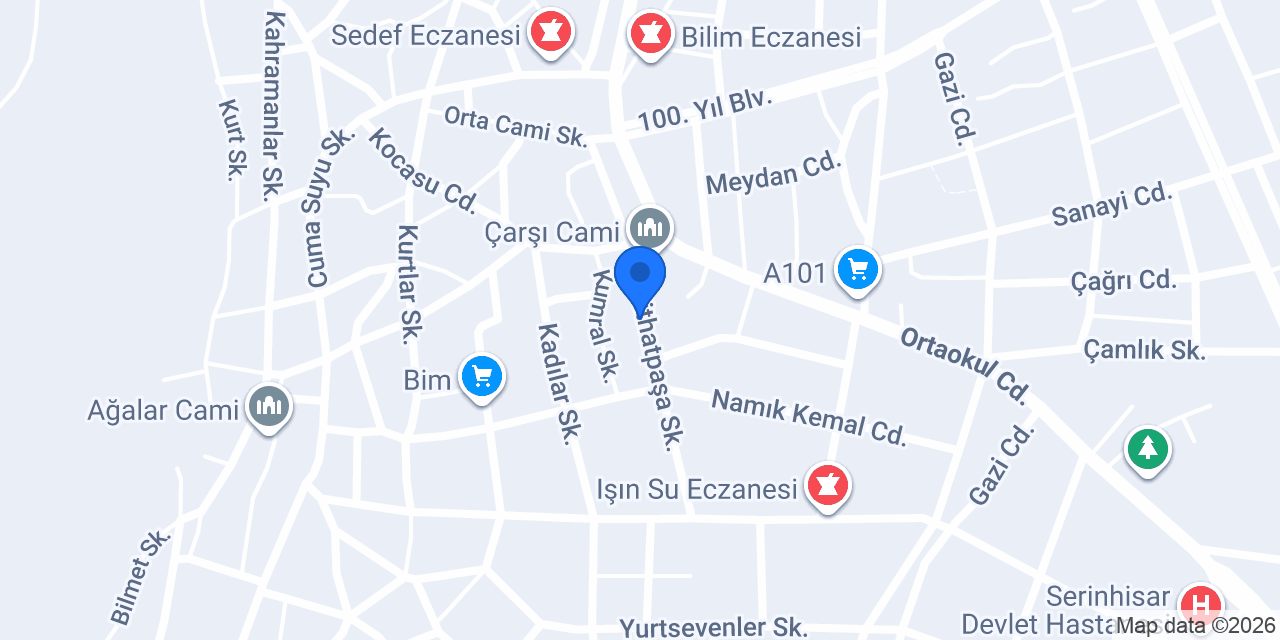 KurtYapıHırdavat konumu