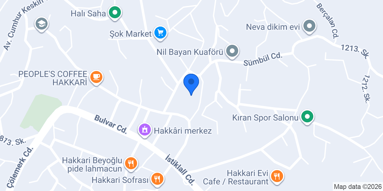 Şelale Et Döner konumu