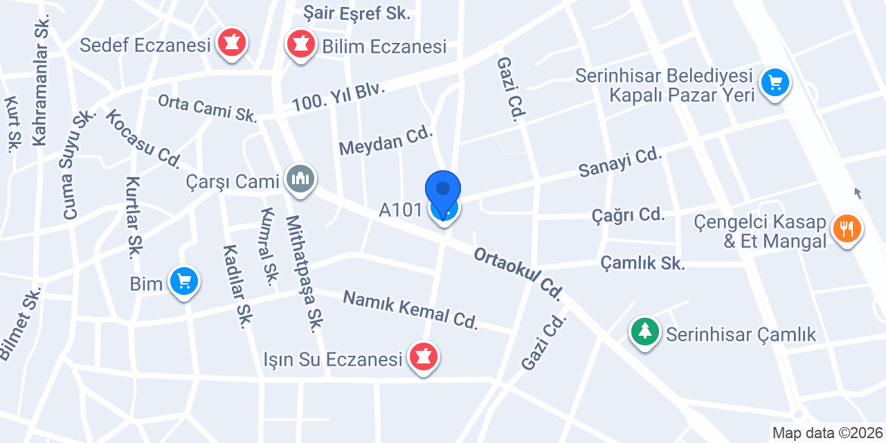 Komagene Etsiz Çiğ Köfte konumu