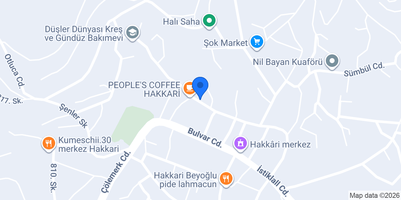 Erhan Hoca Vip Kütüphane Cafe konumu