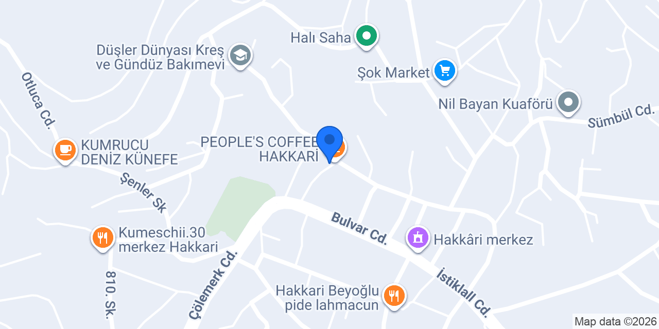 Şark Lahmacun konumu