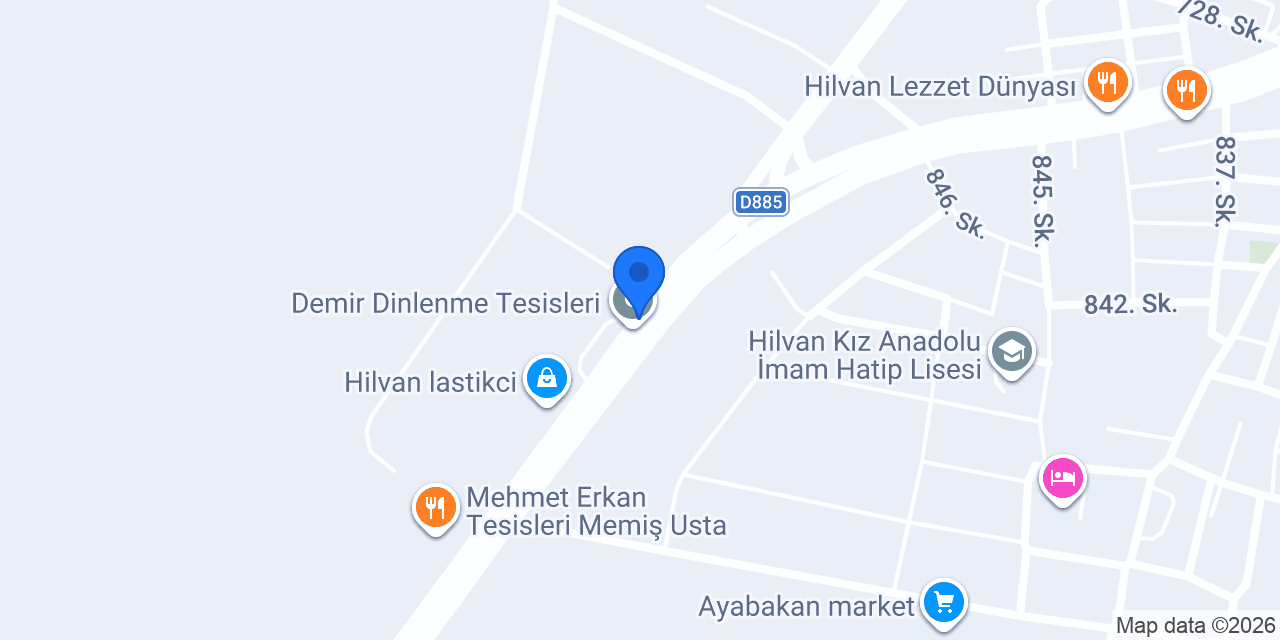 Fevzi Demir Petrol konumu