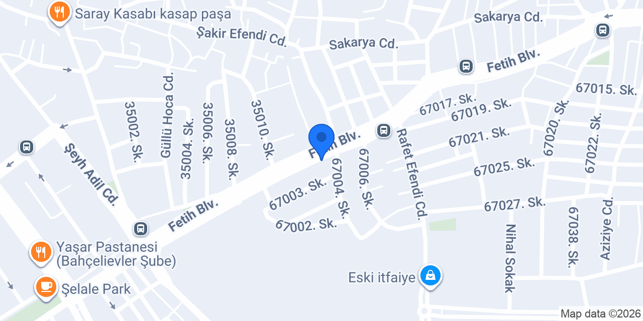Ustaoğlu Elektrik Avize konumu