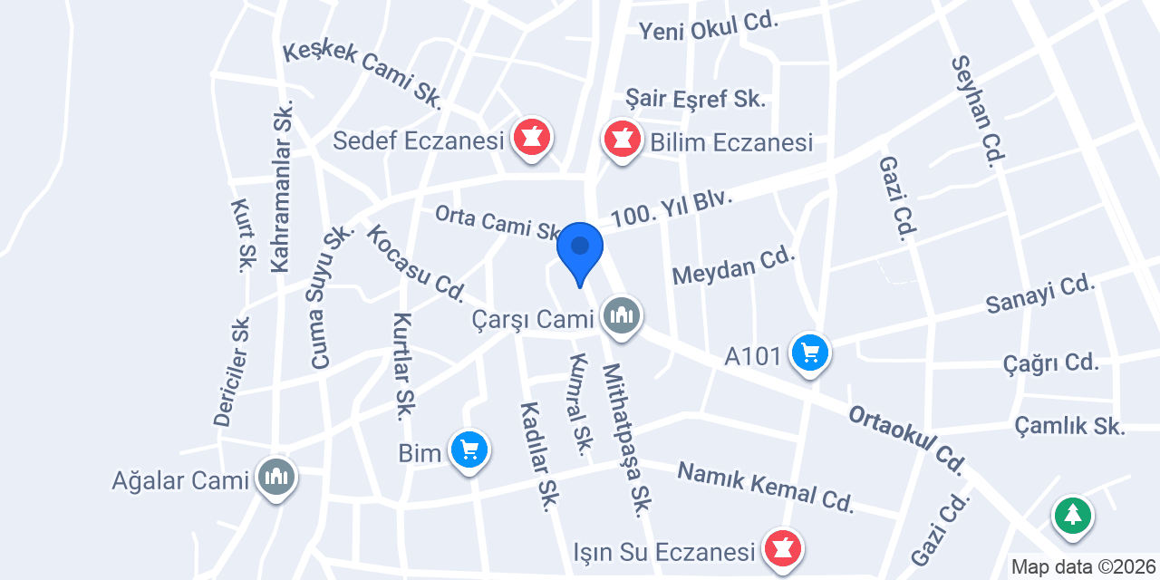 Halkbank Serinhisar Şubesi konumu