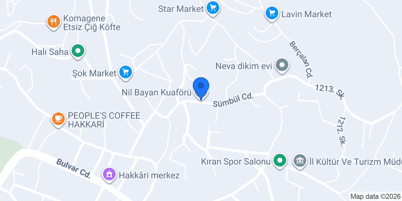 Nil Bayan Kuaförü konumu