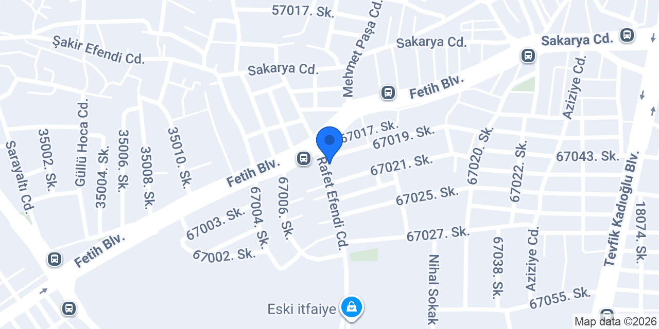Gözde Halk Pazarı konumu