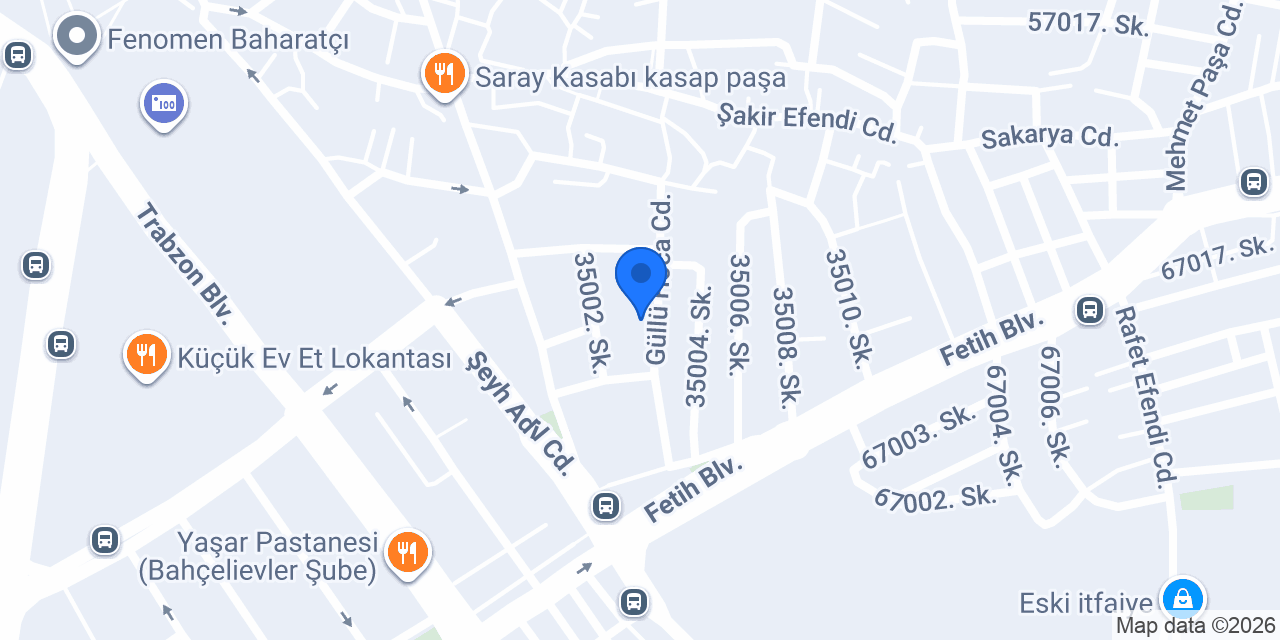 Diş Doktoru Fatih Yıldırım konumu
