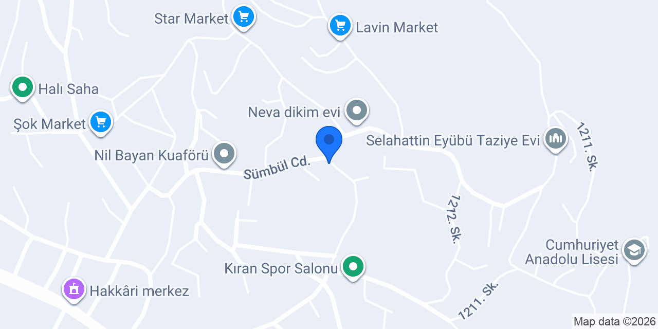 EV-SA KOLTUK YIKAMA konumu