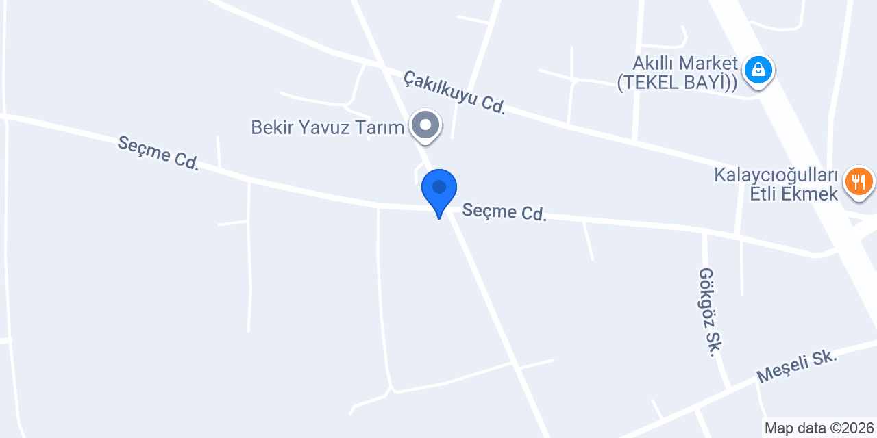 Şimsek Tarım konumu