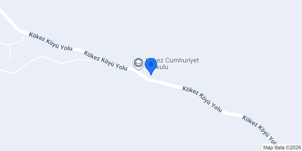 Kökez Soğukpınar İlkokulu konumu