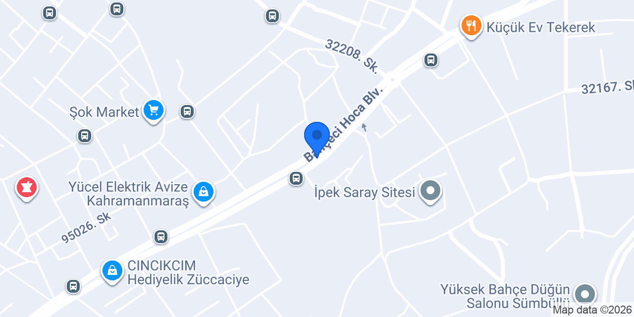 Hırdavatçı konumu