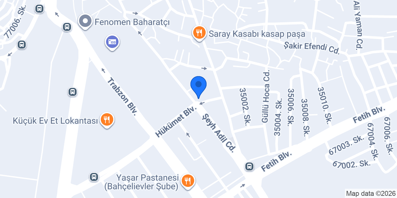 Orcan Kuyumculuk konumu