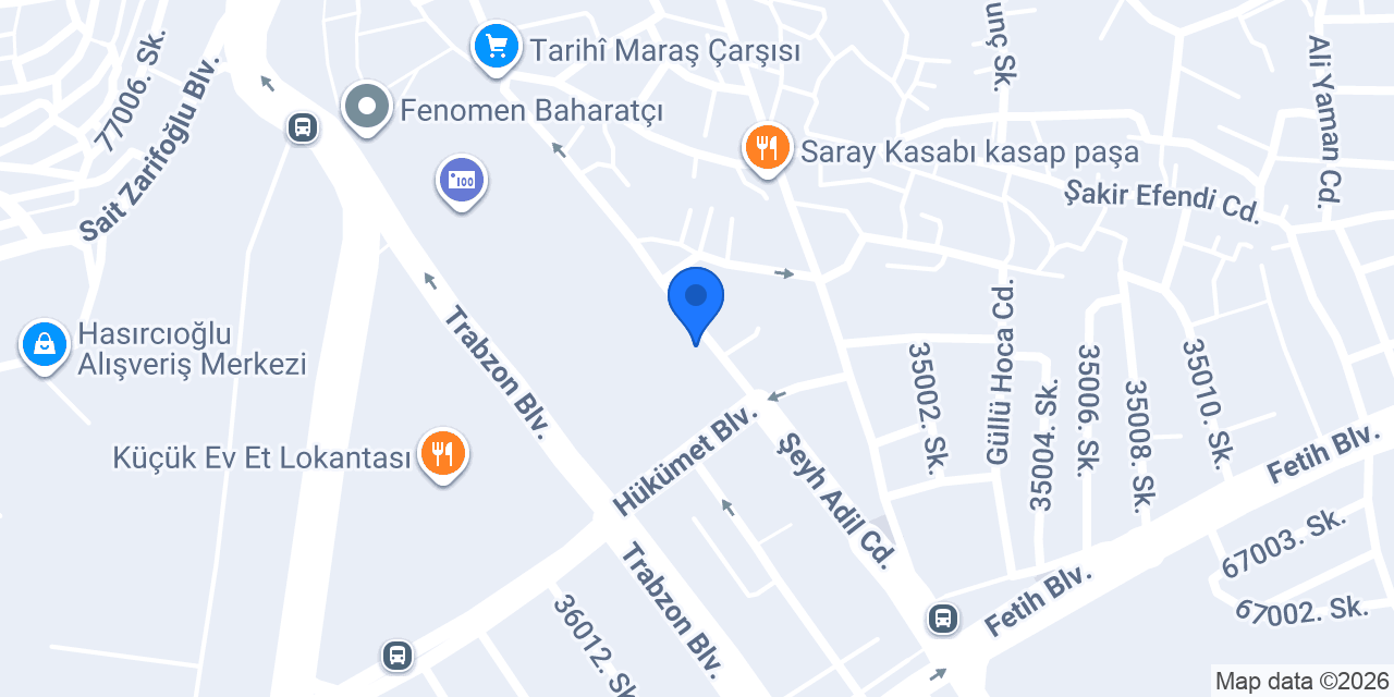 Çalışkan Ticaret konumu