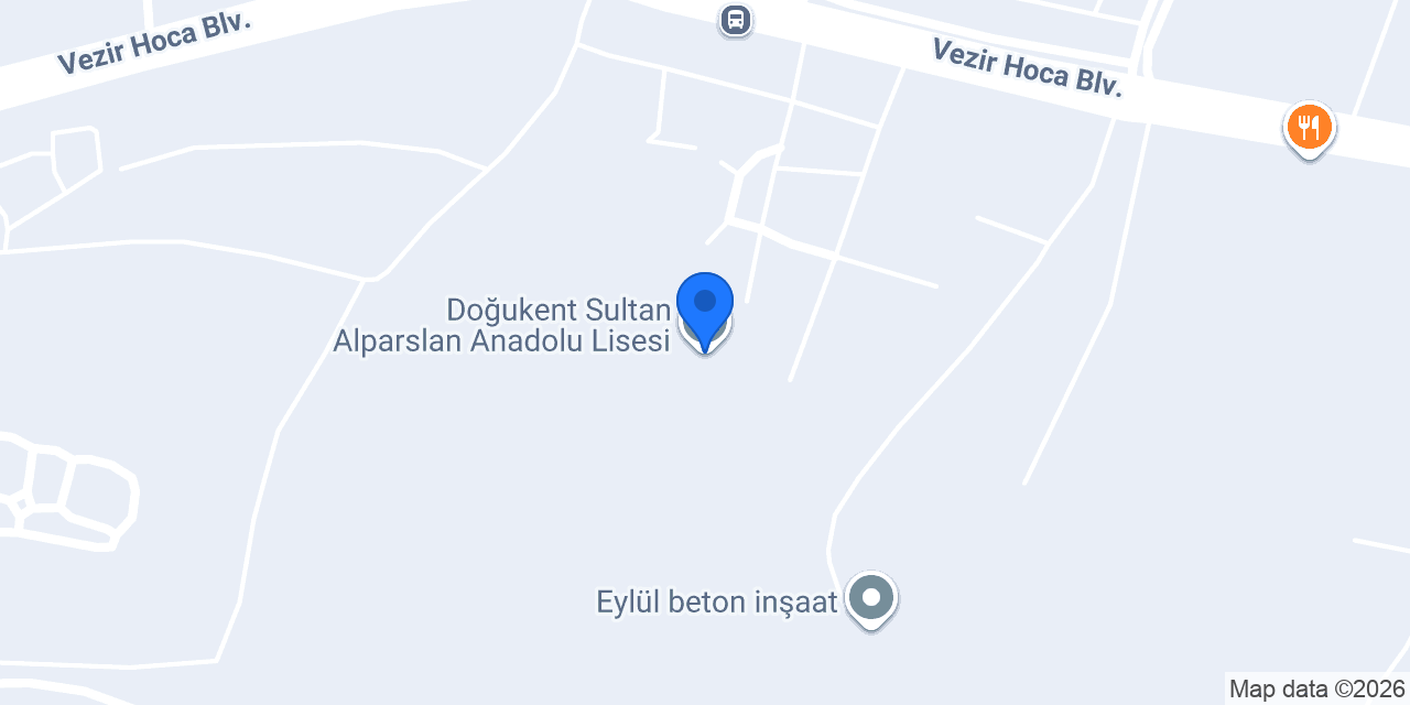 Doğukent Sultan Alparslan Anadolu Lisesi konumu
