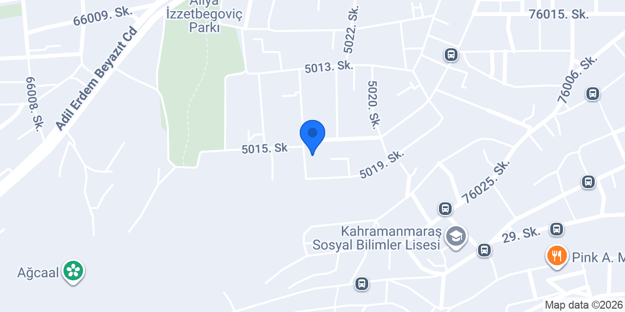 Kahramanmaraş Tabip Odası konumu