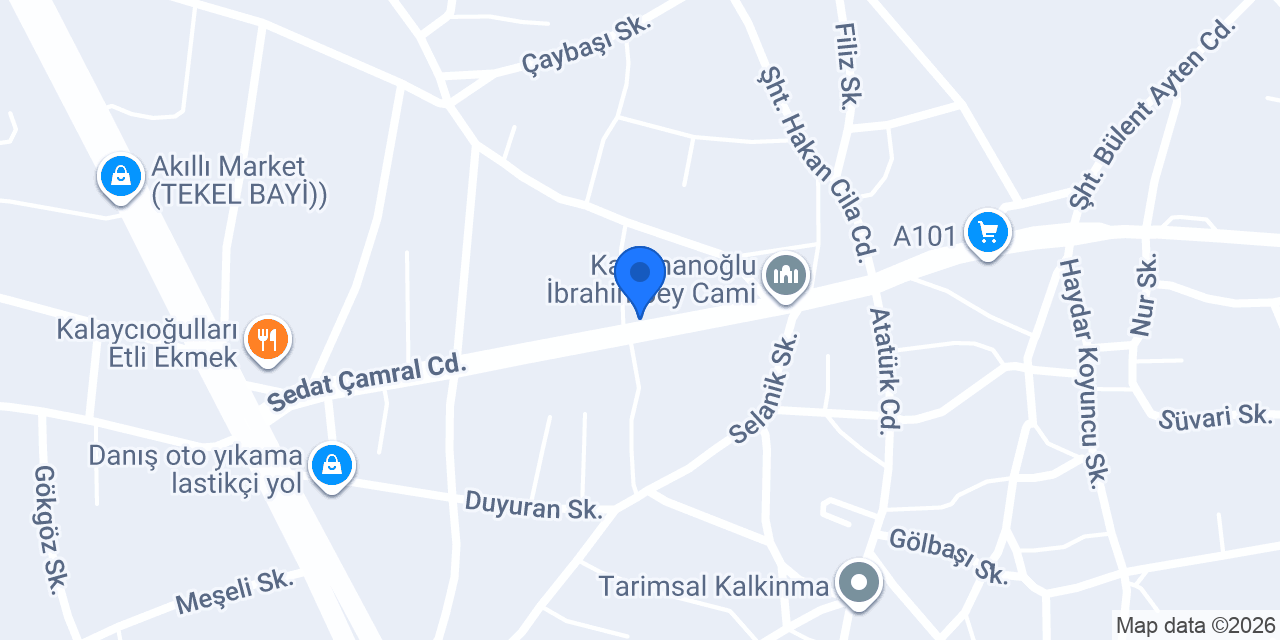 AHMETOĞULLARI HUBUBAT BAKLİYAT konumu