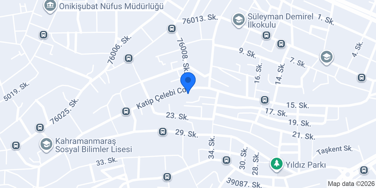 Okur Eğitim Merkezi konumu