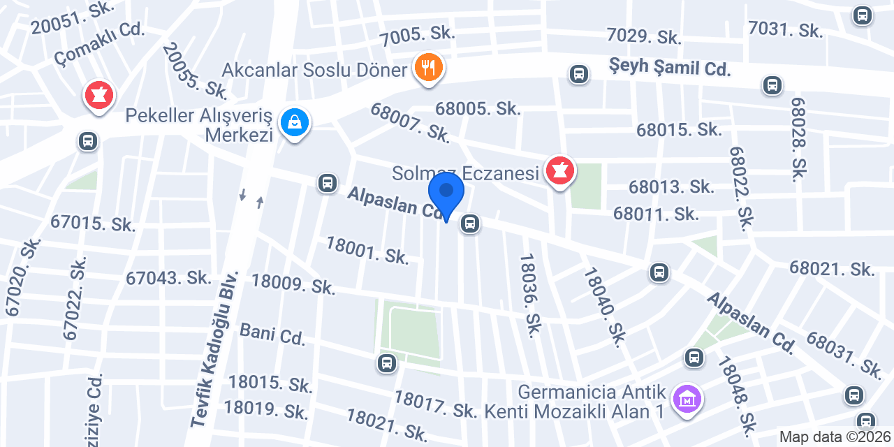 Sevgi Erkek Kuaförü konumu