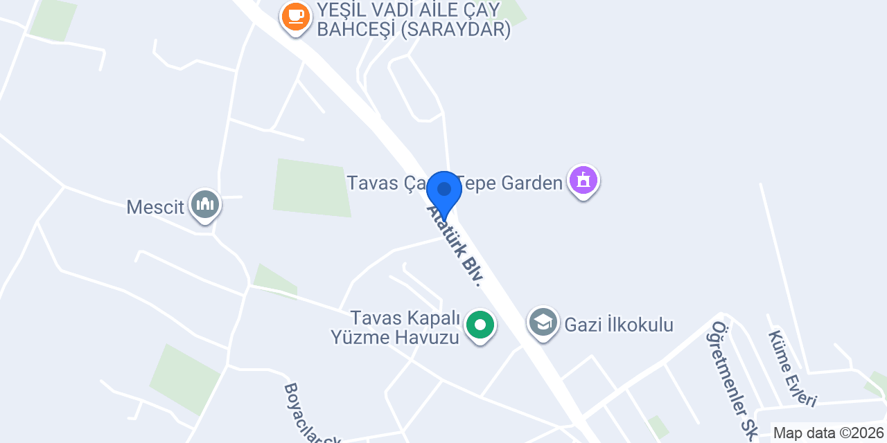 Tavas Anadolu İmam Hatip Lisesi konumu