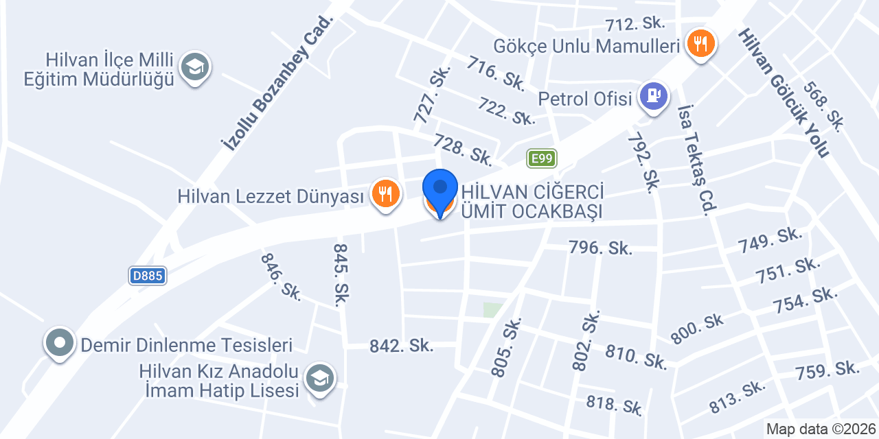 HİLVAN CİĞERCİ ÜMİT OCAKBAŞI konumu