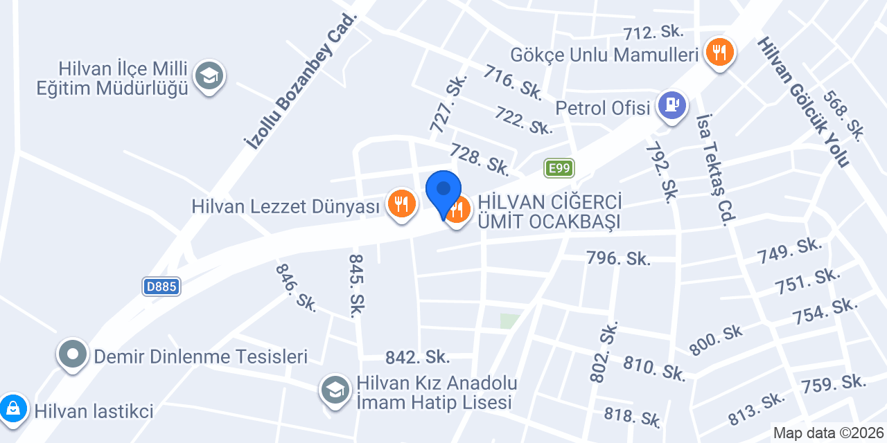 Hilvan Star Diyarbakır Şubesi konumu