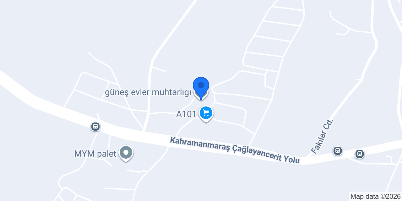 güneş evler muhtarlıgı konumu
