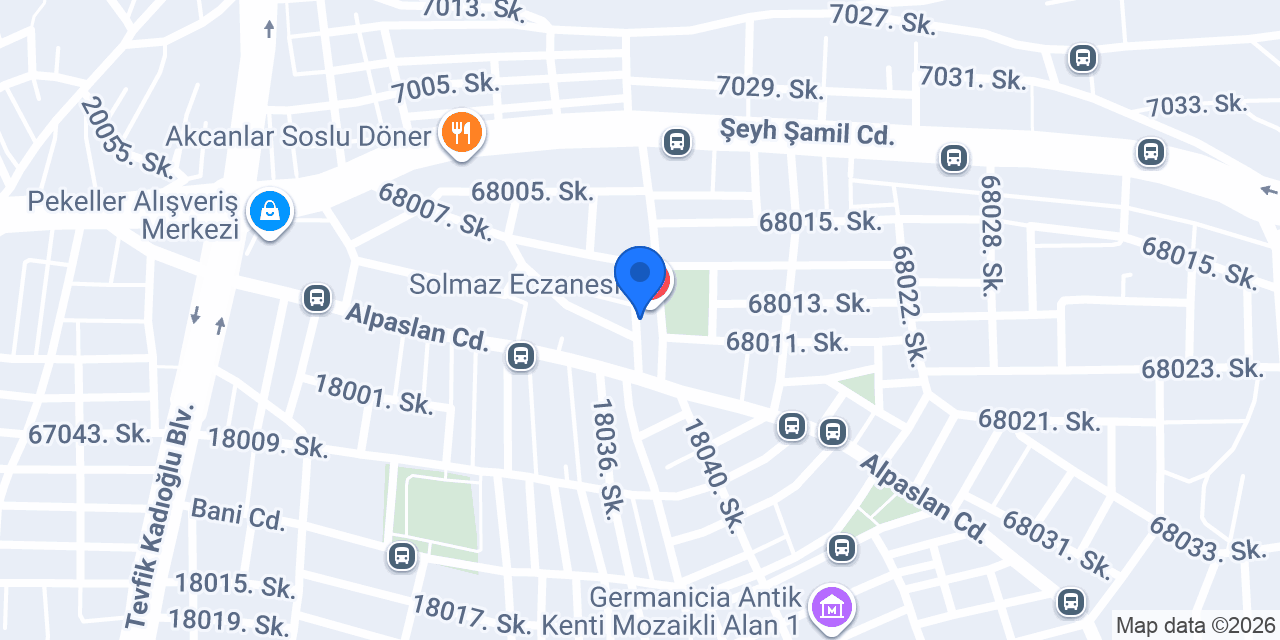 Sümen ECZANESI konumu