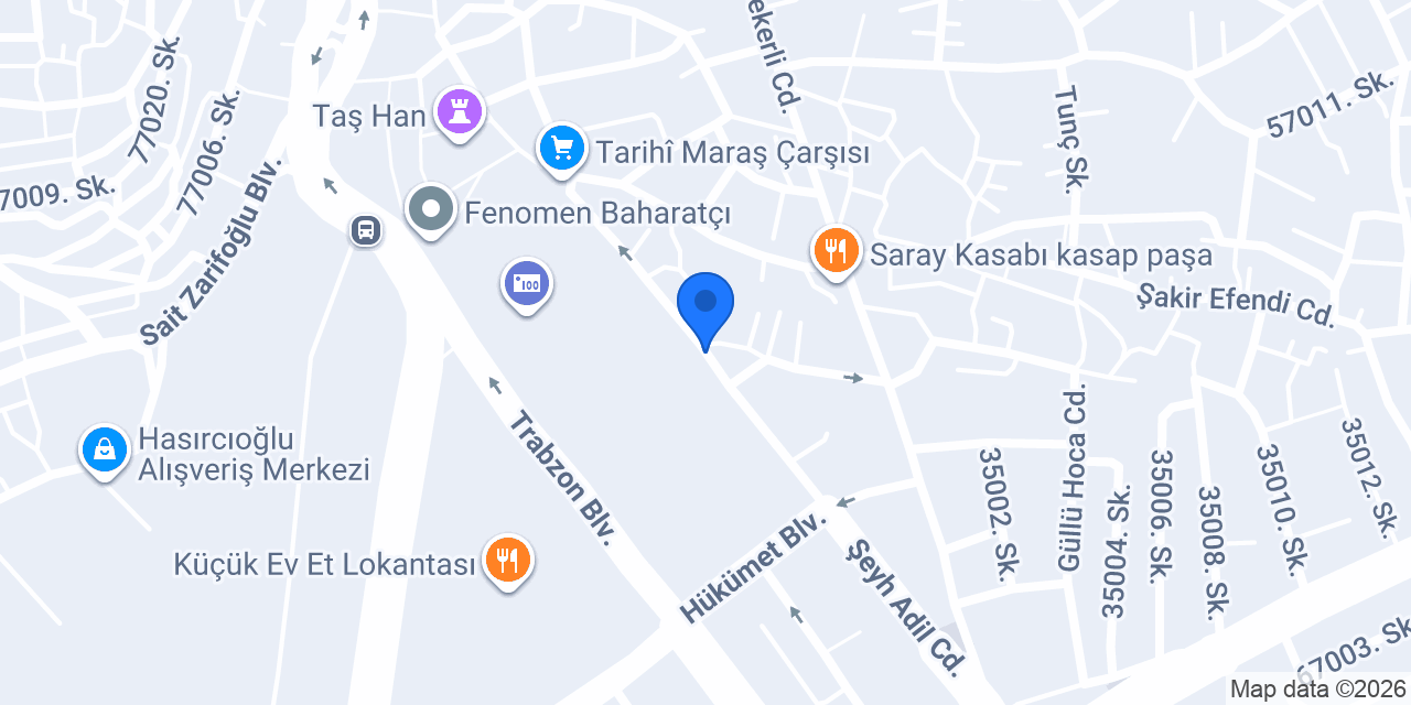 AKSU Saray Yapı konumu