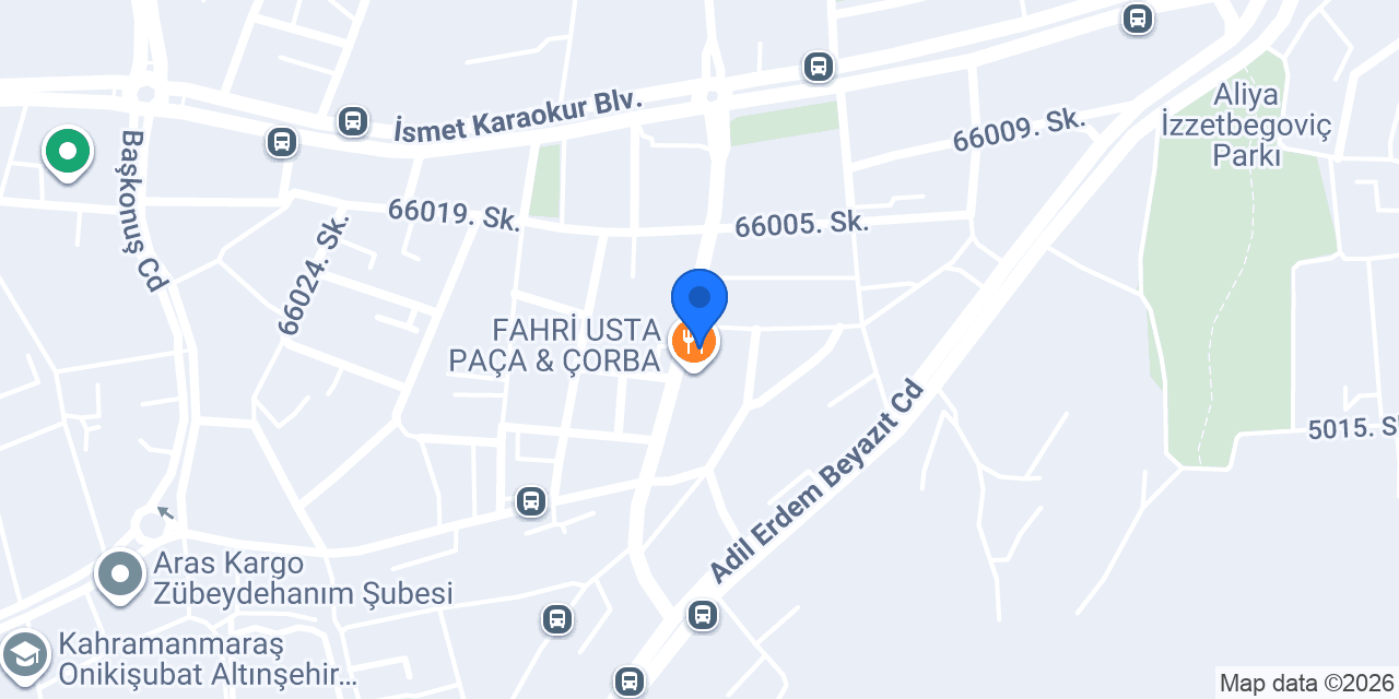 MARAŞ HANZADE BAKLAVA DONDURMA konumu
