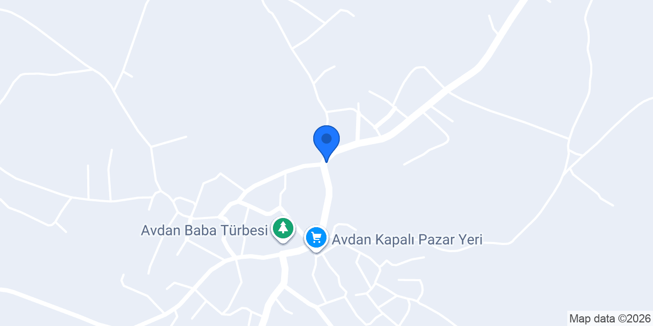 Avdan İlkokulu konumu